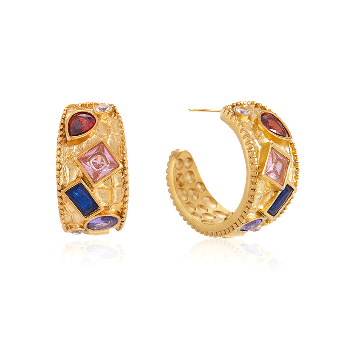 Zircon Unique Beautiful Light Luxury High-grade Earrings