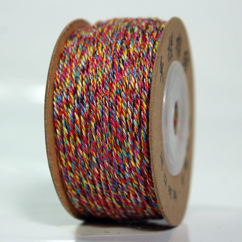 Cotton Threads Tibetan Hand Rub Rope Passion Fruit Jewelry Accessories