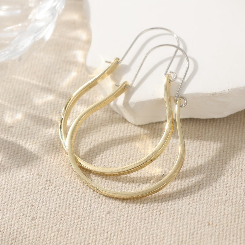 Vintage Bronze Big Ear Copper Simple Rings