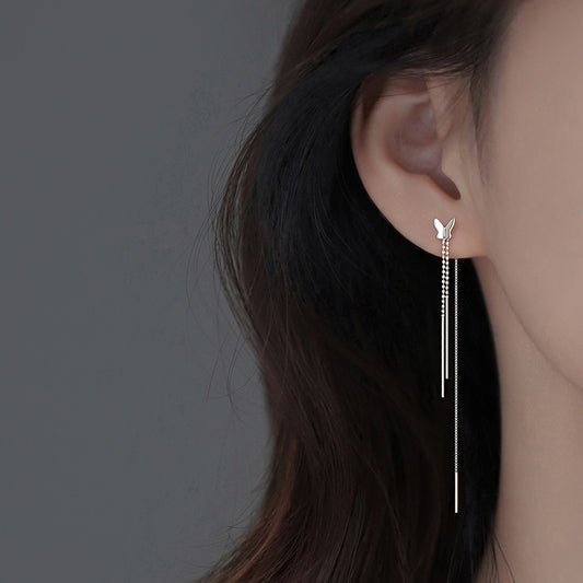 Long Fringed Thread Light Luxury High-grade Temperamental Minority Ear Line