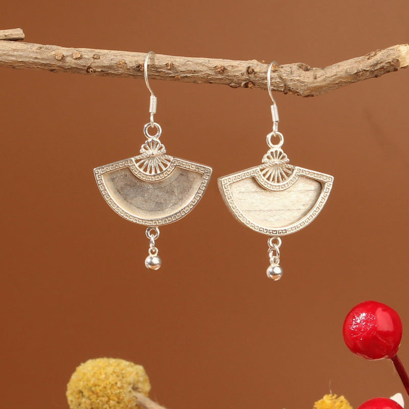 Ethnic Minority Style Handmade Miao Sier Earrings