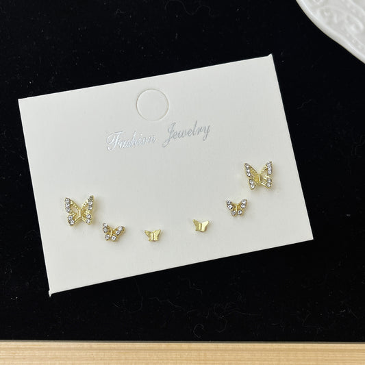 Butterfly Suit Elegant Trendy Korean Style Earrings