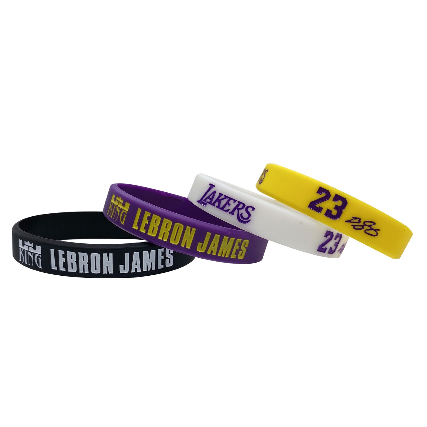 Basketball Kobe James Curry Sports Wristband Custom Luminous Bracelets