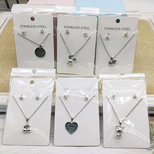 Personalized Alloy Two Combination Fashion Suit Necklaces