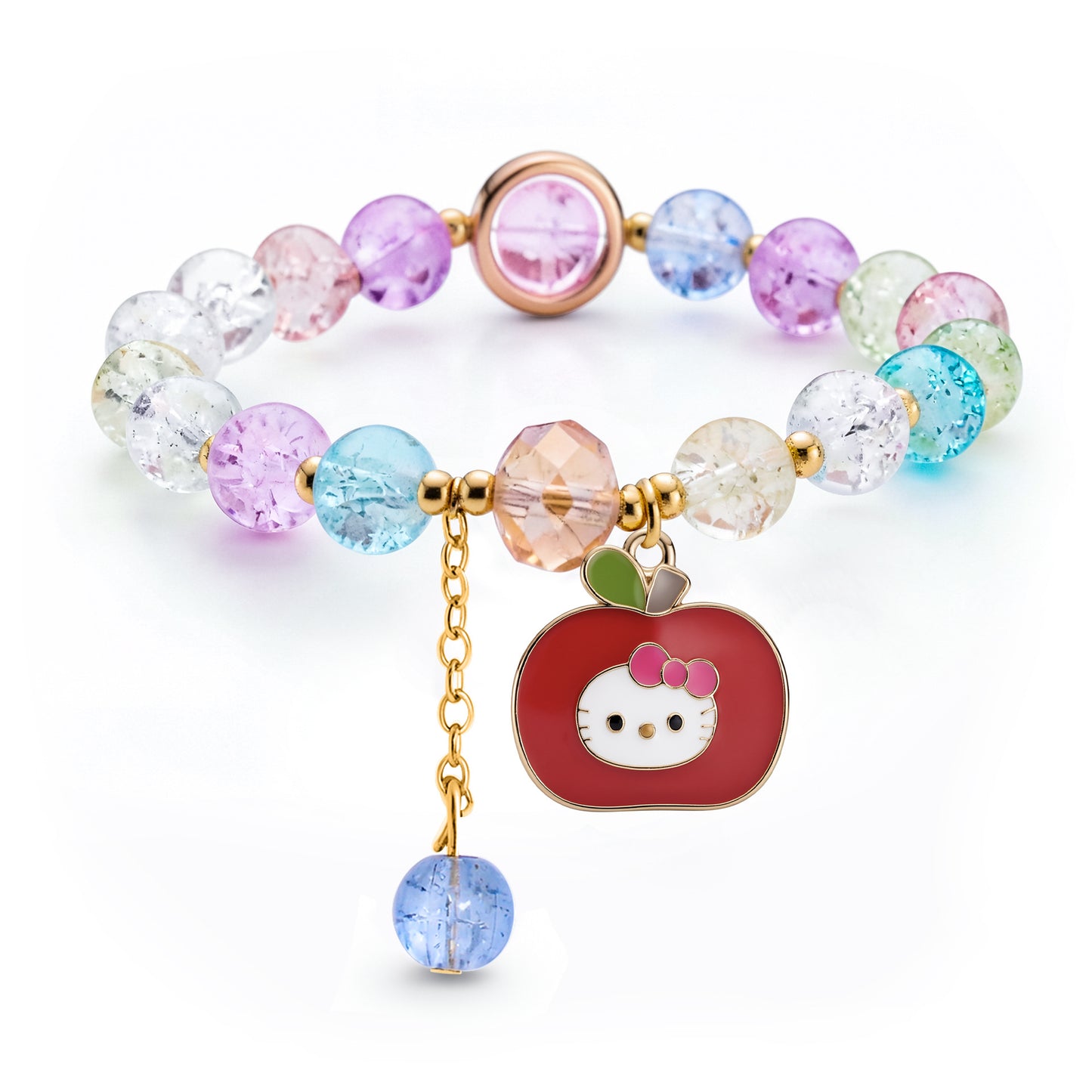 Children's Little Korean Style Sister Crystal String Bracelet