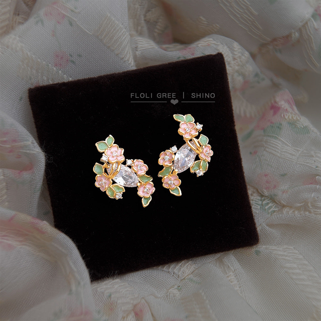 Sea Fresh Sweet Niche Personality Creative Elegant Graceful Er Collection Earrings