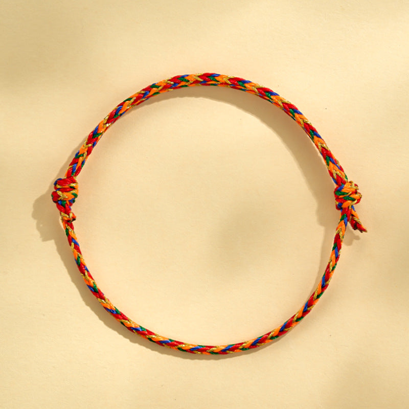 Women's & Men's Dragon Boat Festival Colorful Rope Line Bracelet