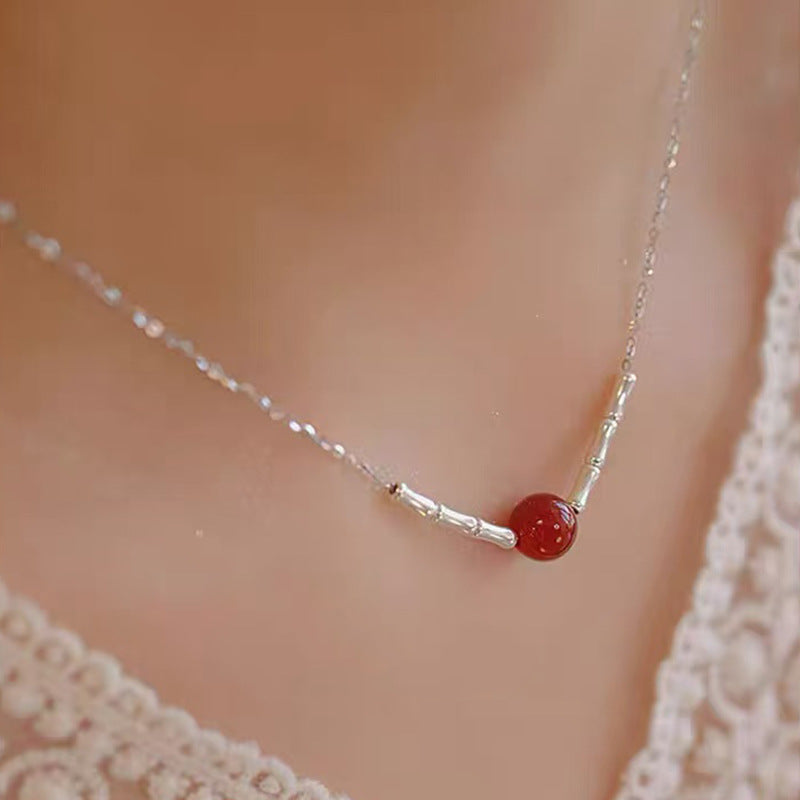 Women's Heart Light Luxury Minority Clavicle Chain Cold Necklace