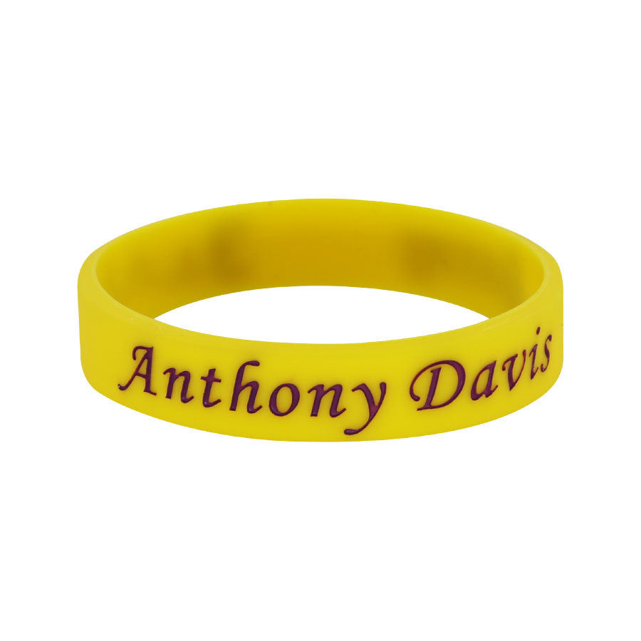 Star Concave Thickened Silicone Kobe James Basketball Bracelet