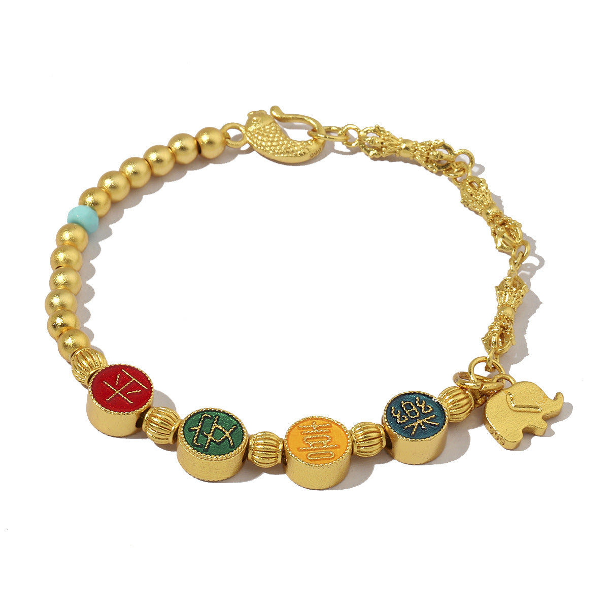 Quality Gold-plated Color Protection 2 Safe Joy Love Heart Bracelets