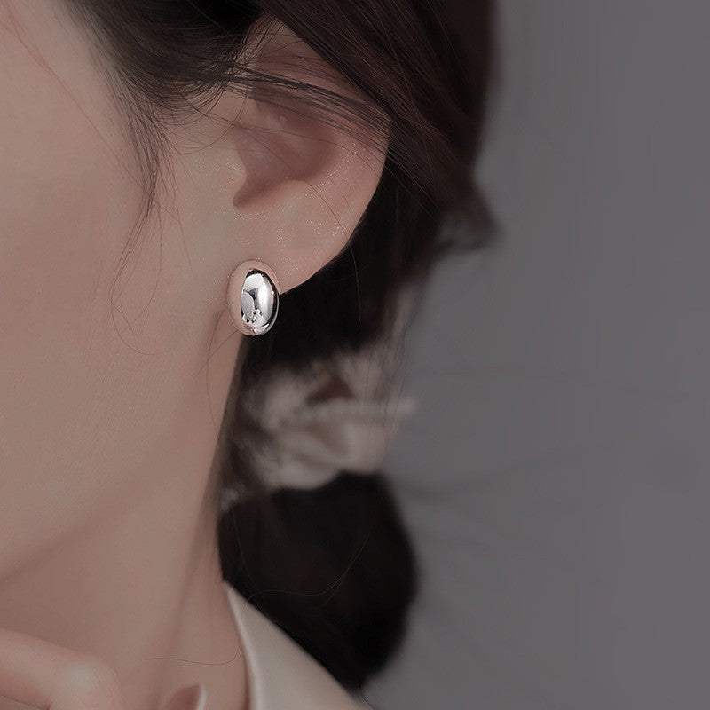 Women's Korean Fashion Temperamental Minority Design Style Petite Stud Earrings