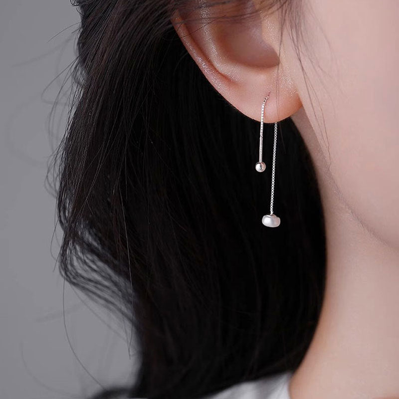 Buckle No Need To Take Off Round Face Fashion High Earrings