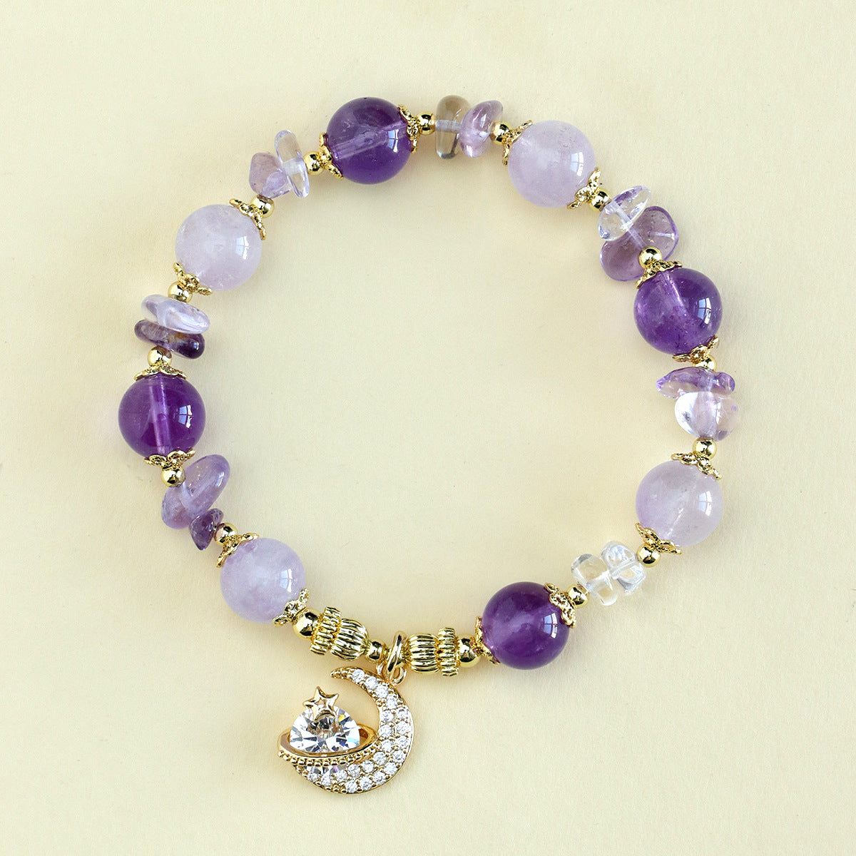 Amethyst Family Crystal Female High Sense Niche Bracelets