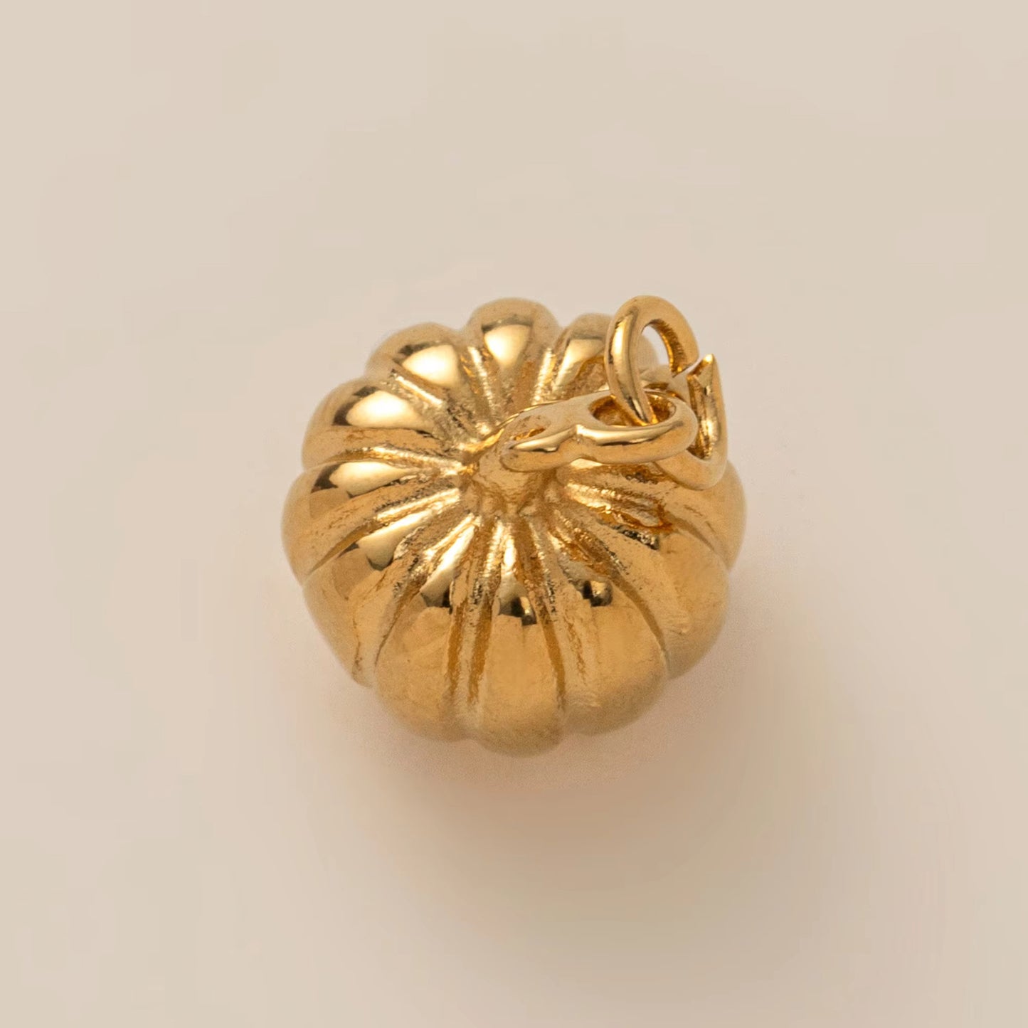 Mushroom Parts Vacuum Plating Gold Color Pendants