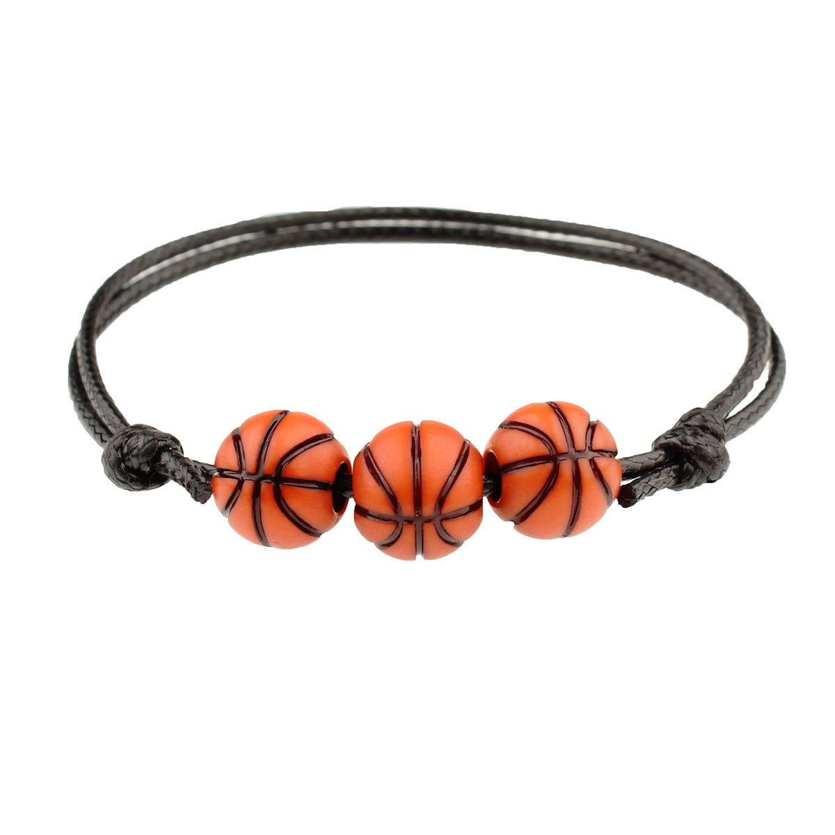 Basketball Baseball Wax Line Woven Softball Bracelets