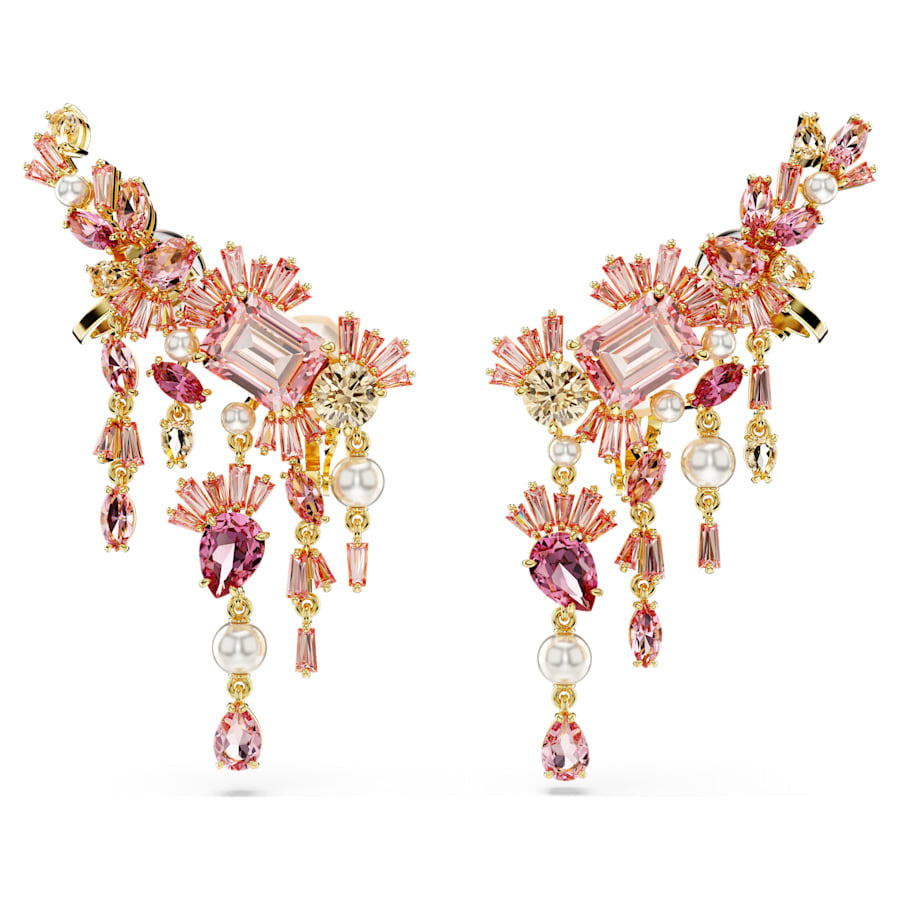 Candy Colorful Female Austrian Crystal Contrast Earrings