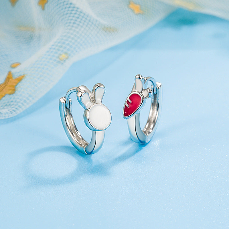 Women's Rabbit Radish Clip Graceful Petite Simple Cute Ear Buckle