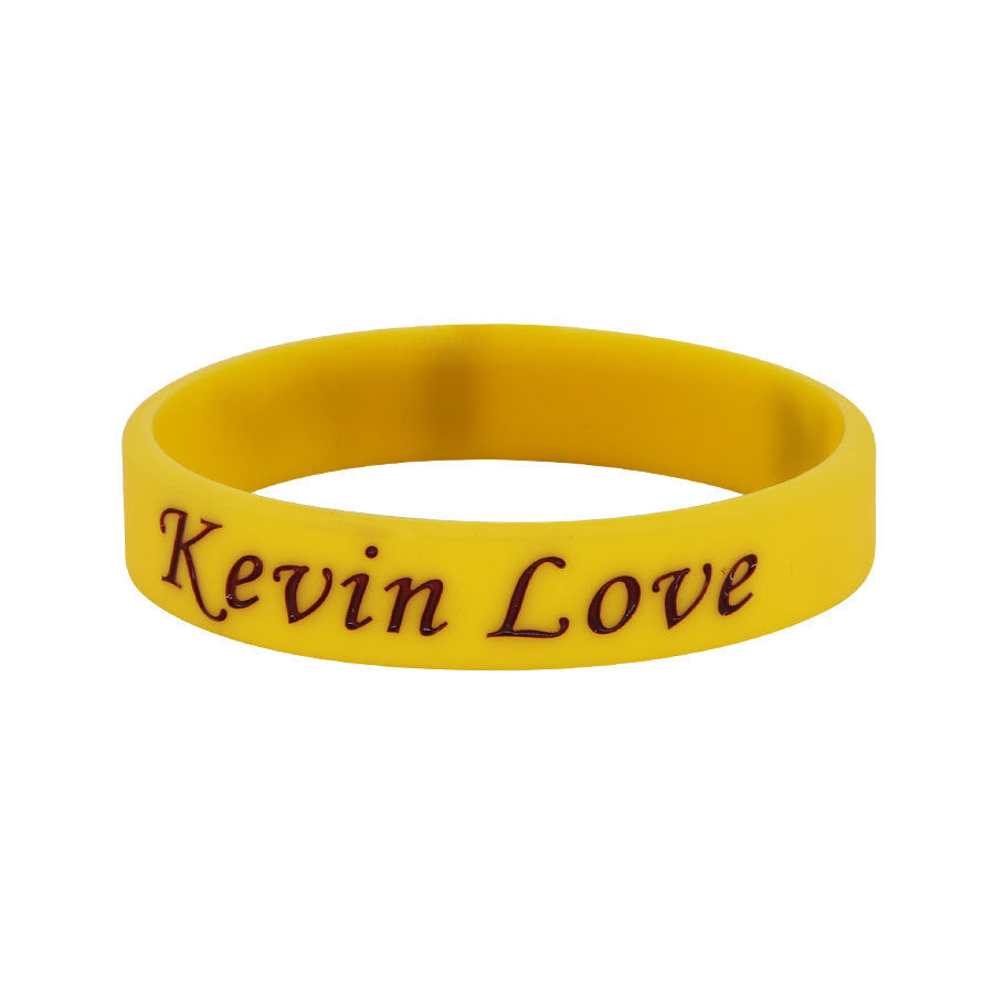 Star Concave Thickened Silicone Kobe James Basketball Bracelet