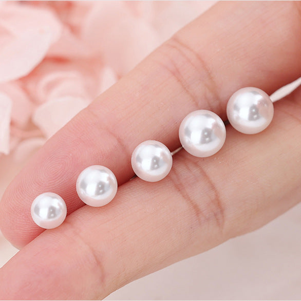 Simple Fashion Korean Style Temperament Ear Pearl Earrings