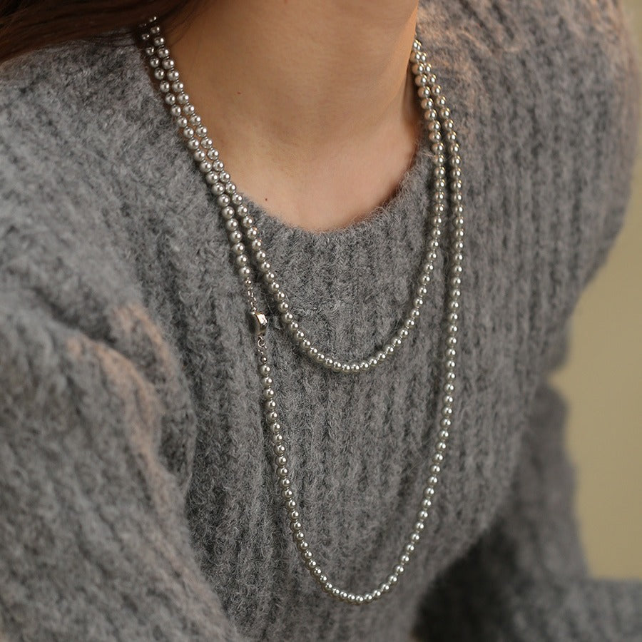 Multiple Ways To Wear Advanced Strong Light Pearl Necklaces