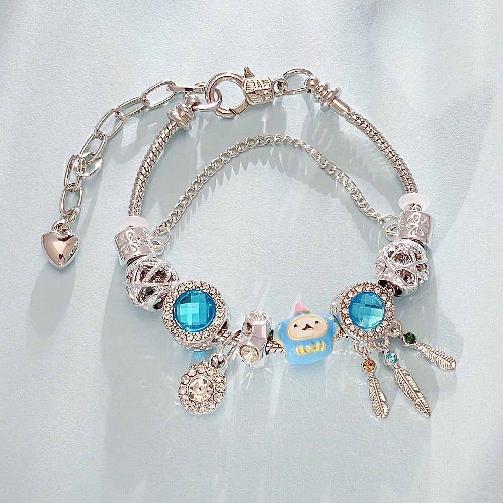 Children's Cartoon Clow Alloy Cute Live Jewelry Bracelets