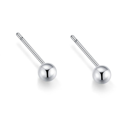 Female Temperament Enough Kind Of White Fungus Bone Nail Ear Stud Earrings