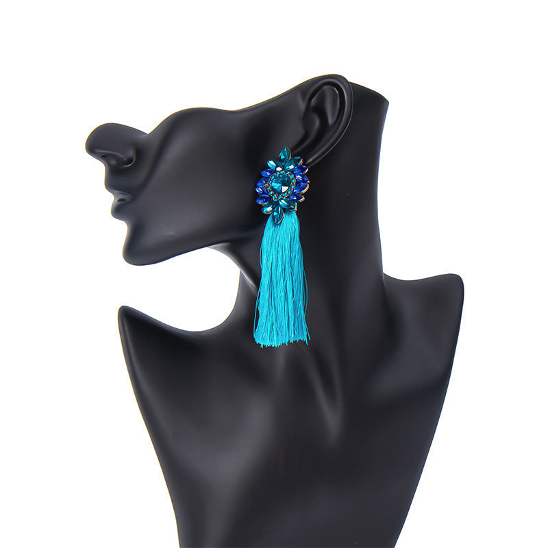 Bohemian Style Long Graceful Personality Trendy Cotton Thread Rings