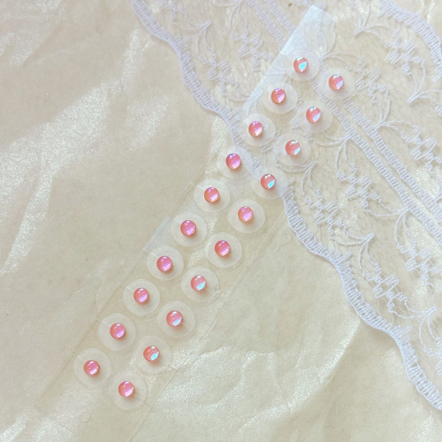 Fashion Auricular Point Sticker Crystal Ear Patch Bead Massage Stress Earrings