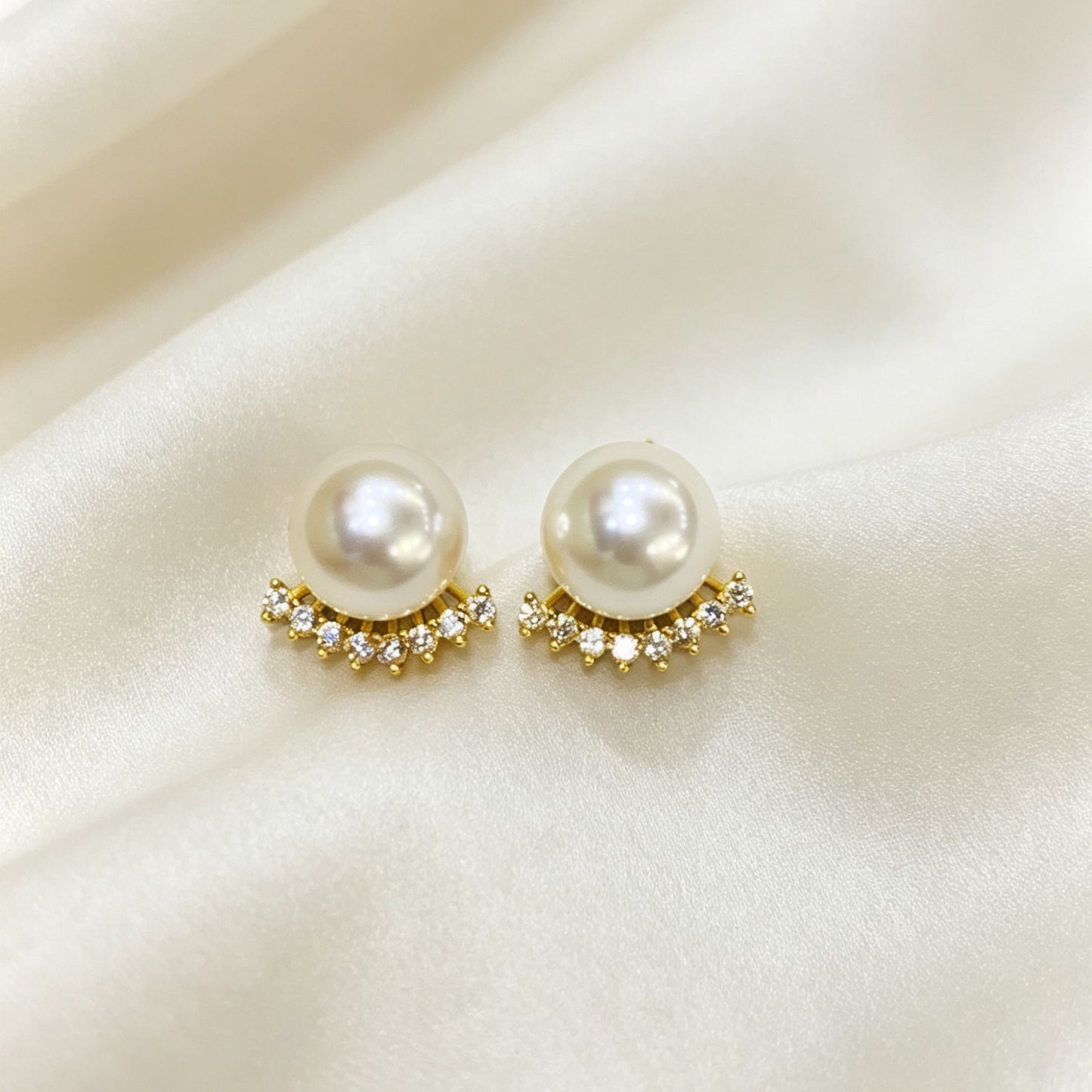 Women's Simple Match Niche Sweet Elegant Temperament Entry Stud Earrings