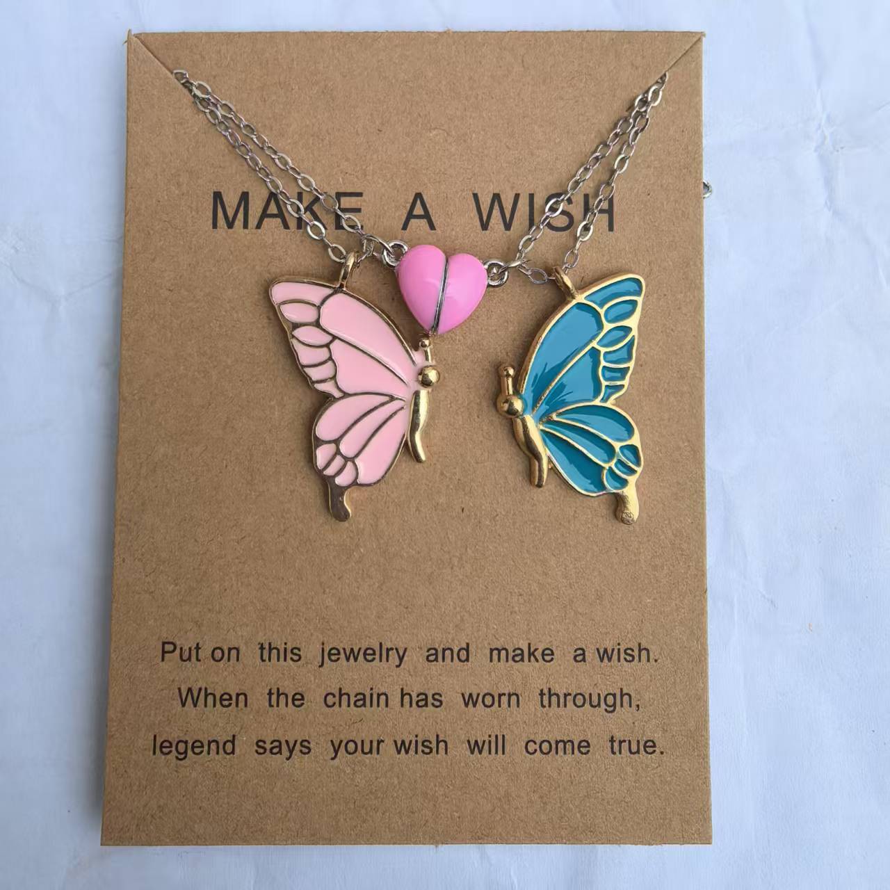 Good Friend Double Color Friendship Suit Necklace