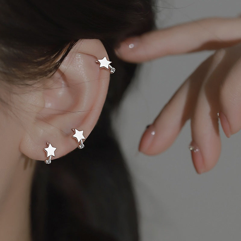 Innovative Clip Fashion Pentagram Mini Star Rings