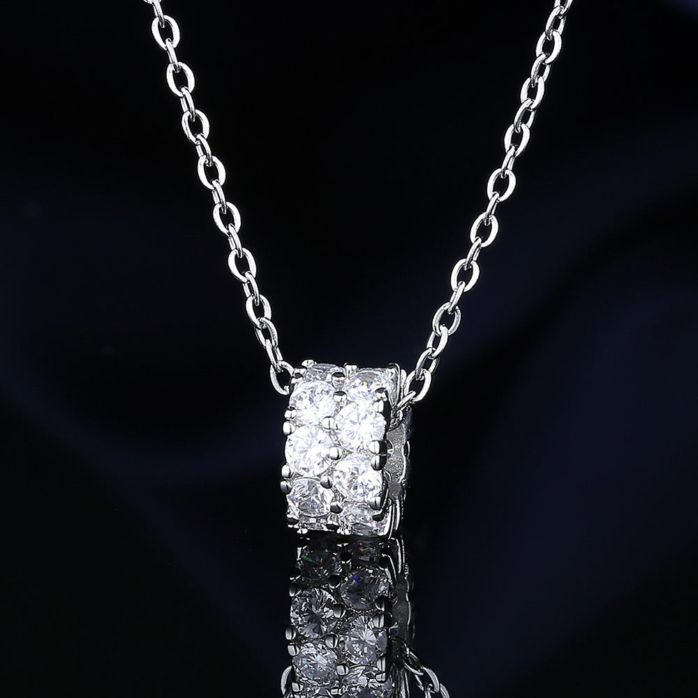Women's Simple Small Waist Clavicle Chain Ice Flower Cut Temperamental Personalized Necklaces