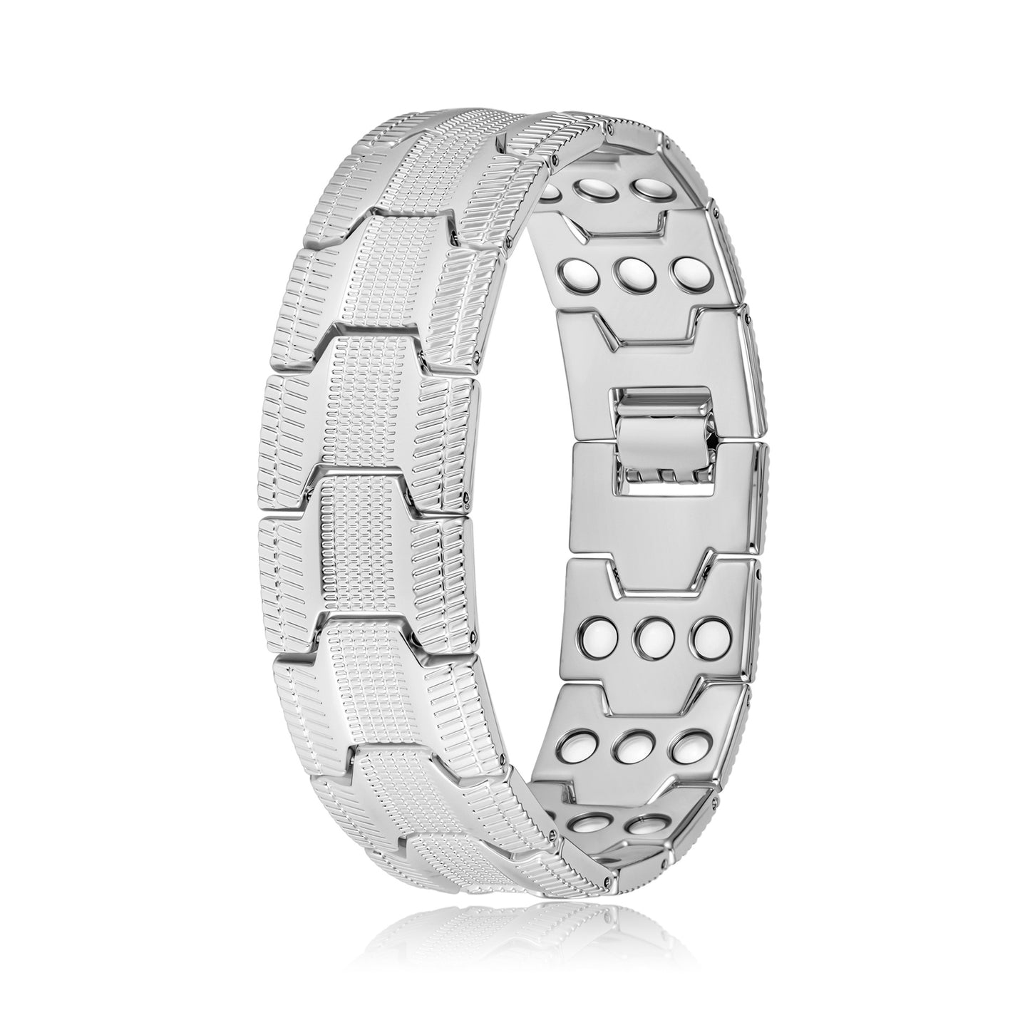 Fashion Retro Environmental Protection Bronze Three Rows Full Magnet Bracelets