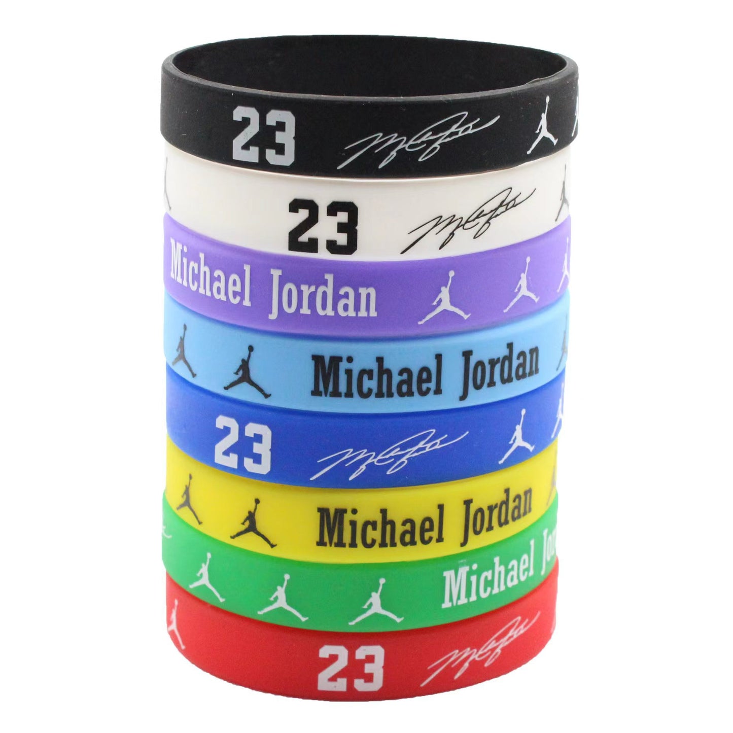 Silk Screen Basketball Silicone Sports Curry James Bracelet