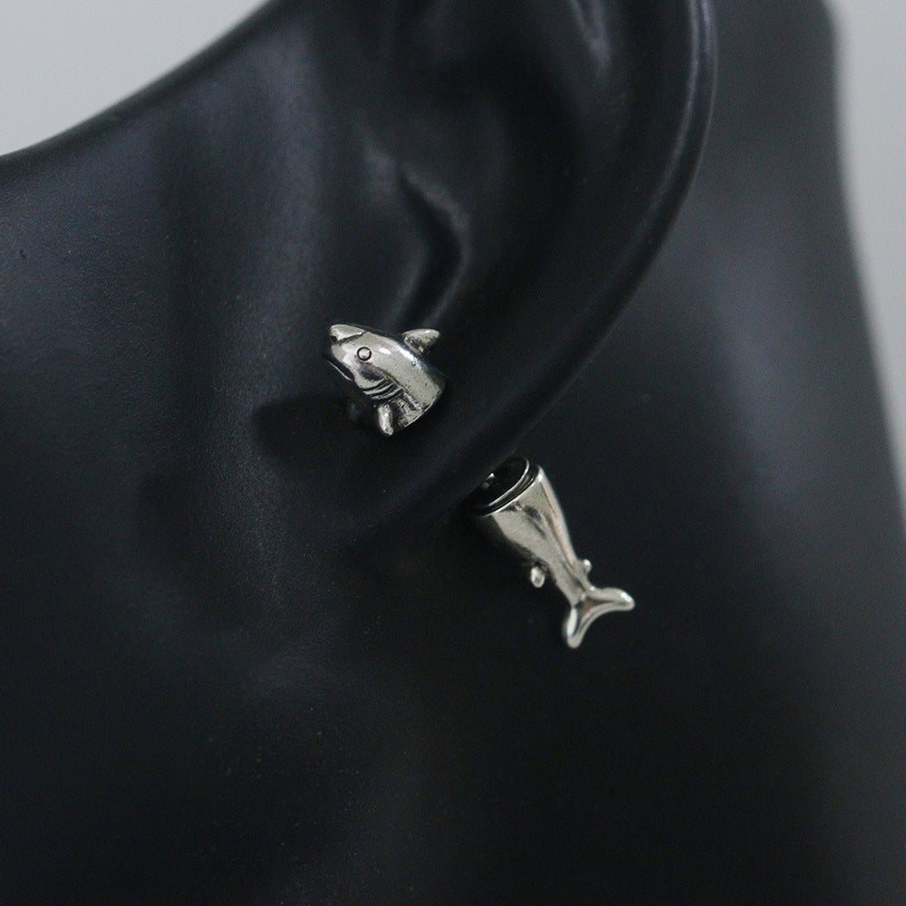 Women's & Men's Hip Hop Punk Cold Style Single Fashion Stud Earrings