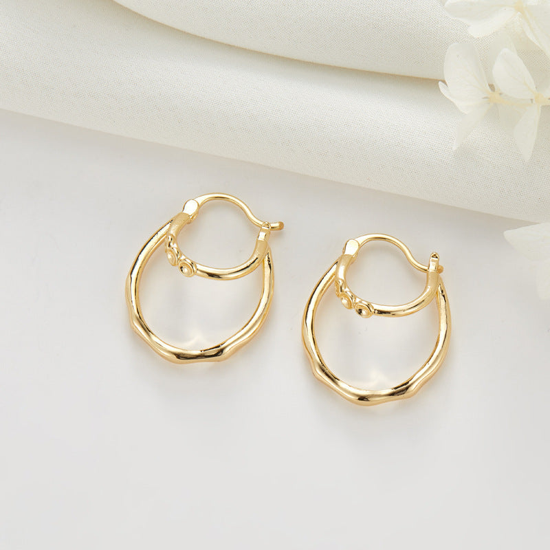 High Sense Temperament Clip Female Affordable Luxury Style Earrings