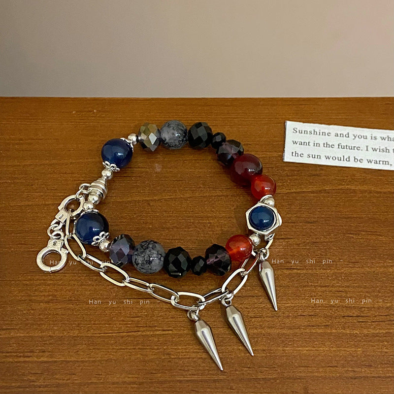 Derived Stray Two-dimensional Celebrity Impression Beaded Personality Bracelet
