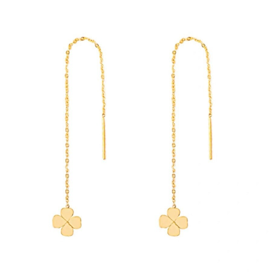 Women's Gold Threads Trendy Unique Tassel Golden Ear Line