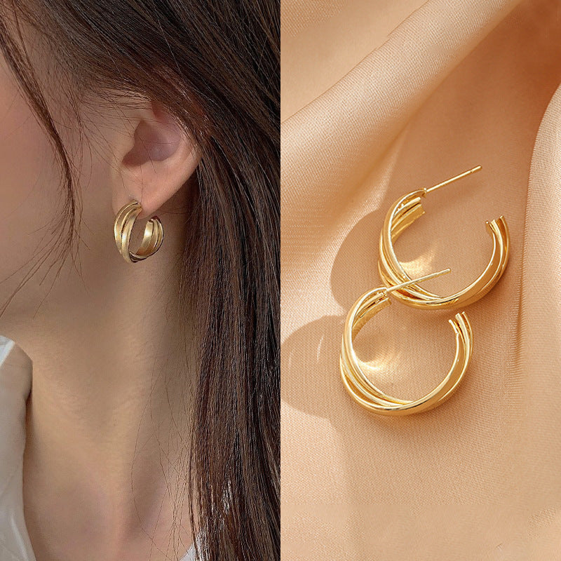 Women's Korean Style Simple Niche Temperament Personalized High-grade Rings