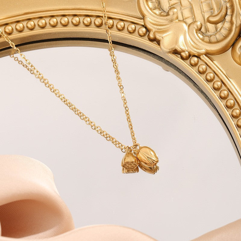 Women's Does Not Fade Temperament Entry Lux Necklaces