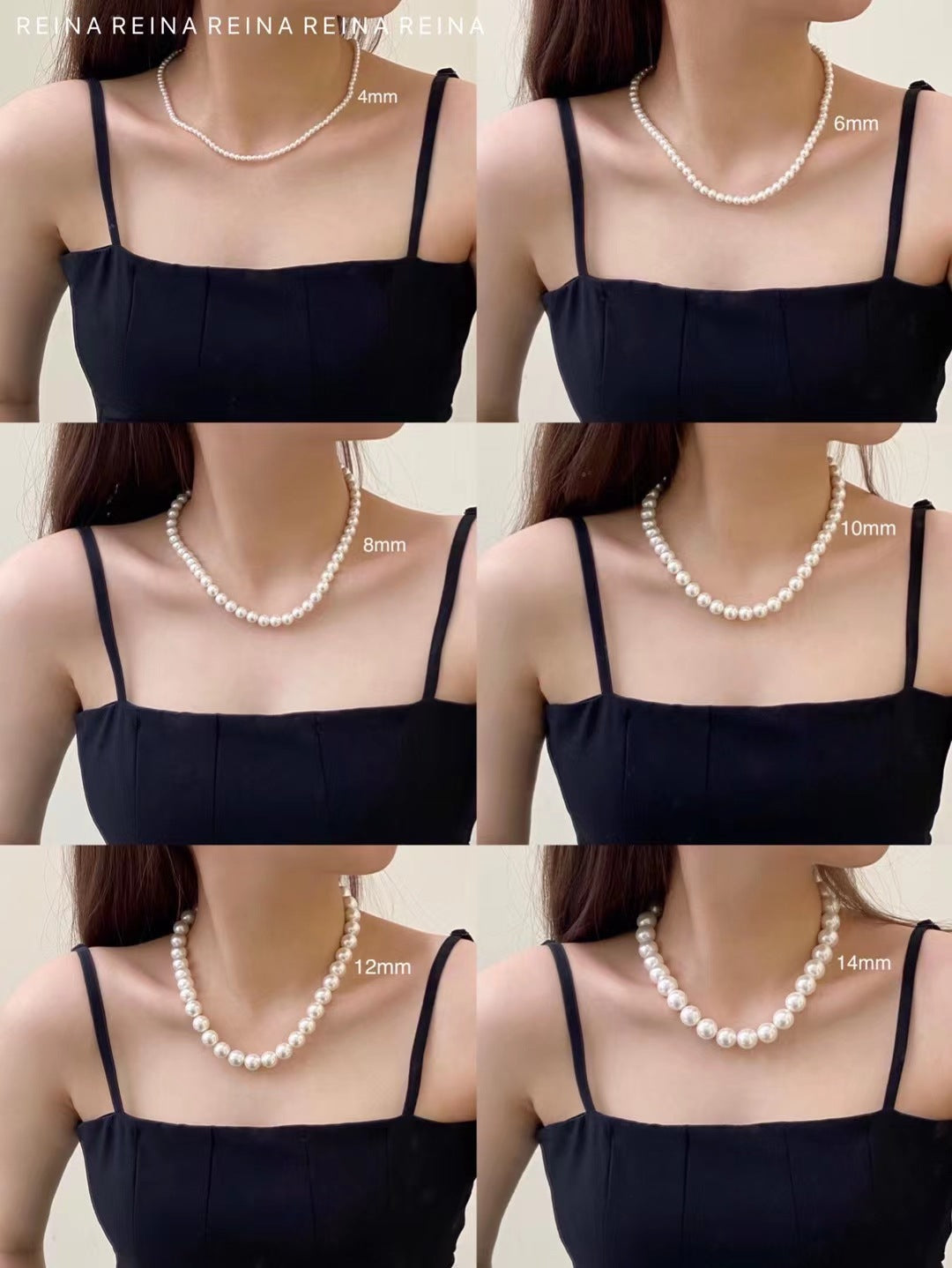 Pearl Clavicle Chain Beaded Single Layer Necklaces