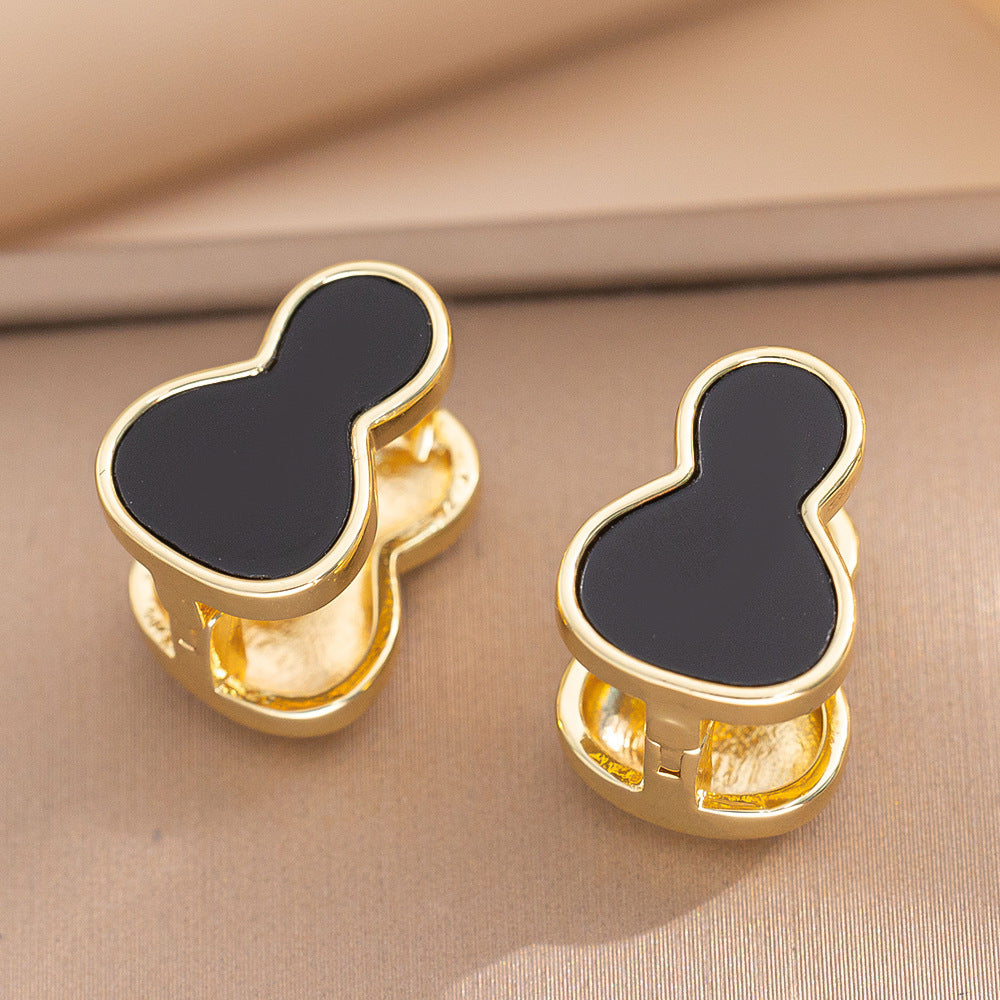 Simple Classic All Match Fashion Zircon Earrings