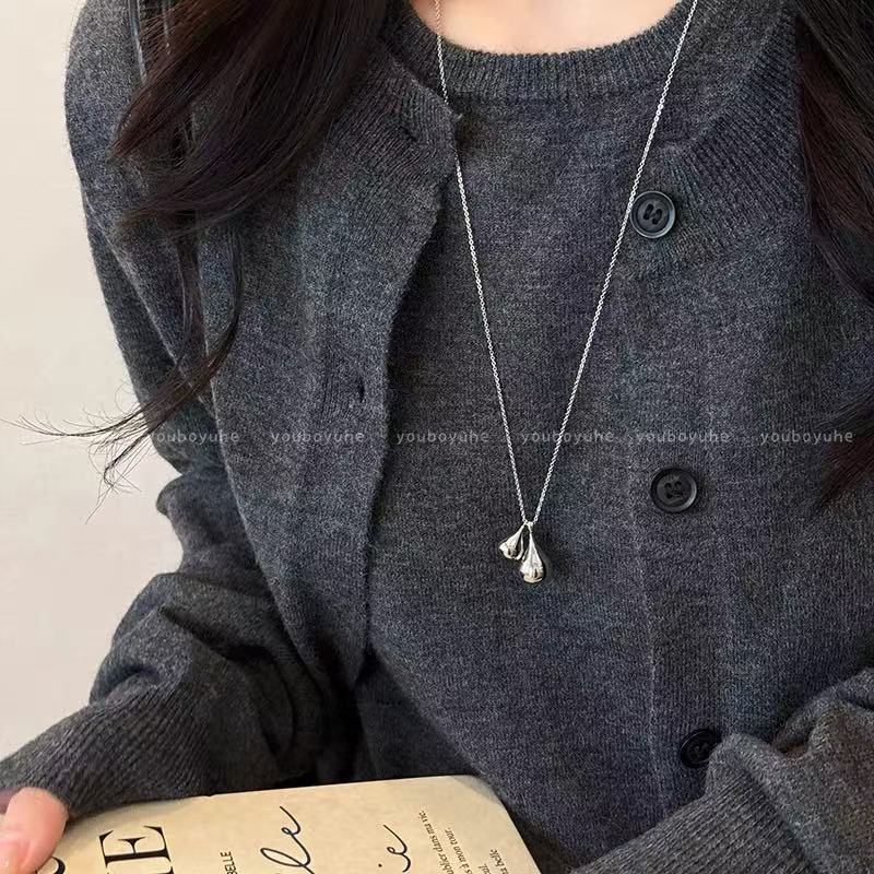 Women's Heart Light Luxury Minority Clavicle Chain Cold Necklace