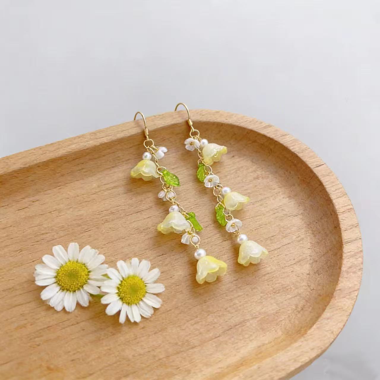 Women's Light Luxury High-grade Long Pearl Tassel Spring Earrings