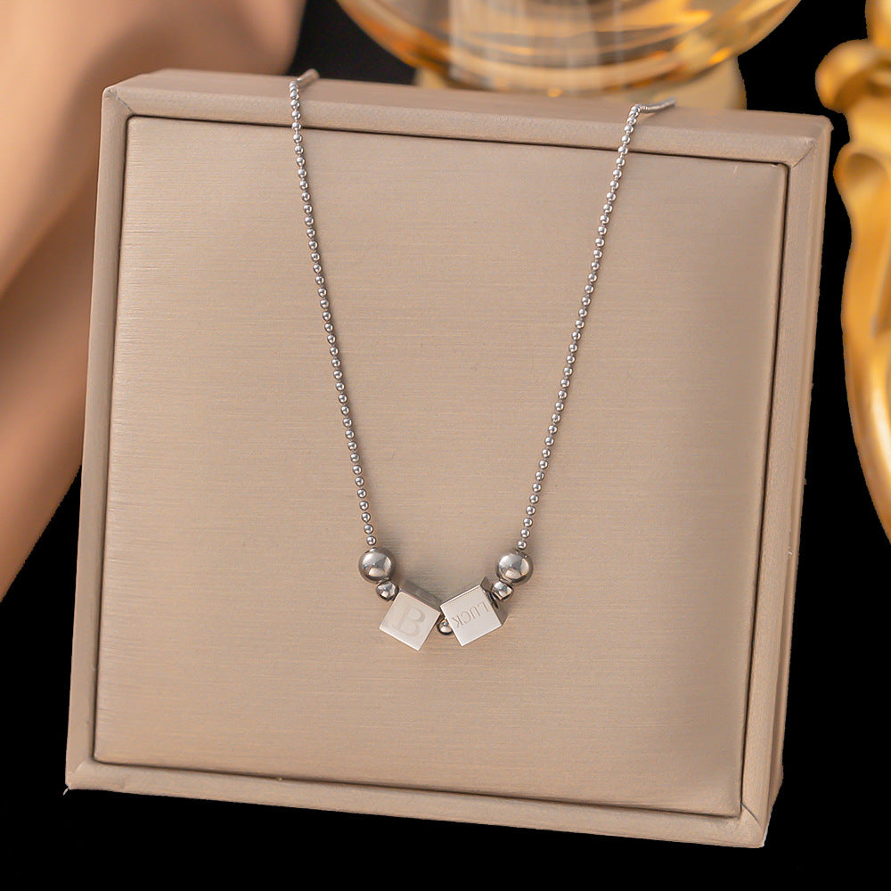 Female Summer Clavicle Chain Fashion Stainless Necklaces