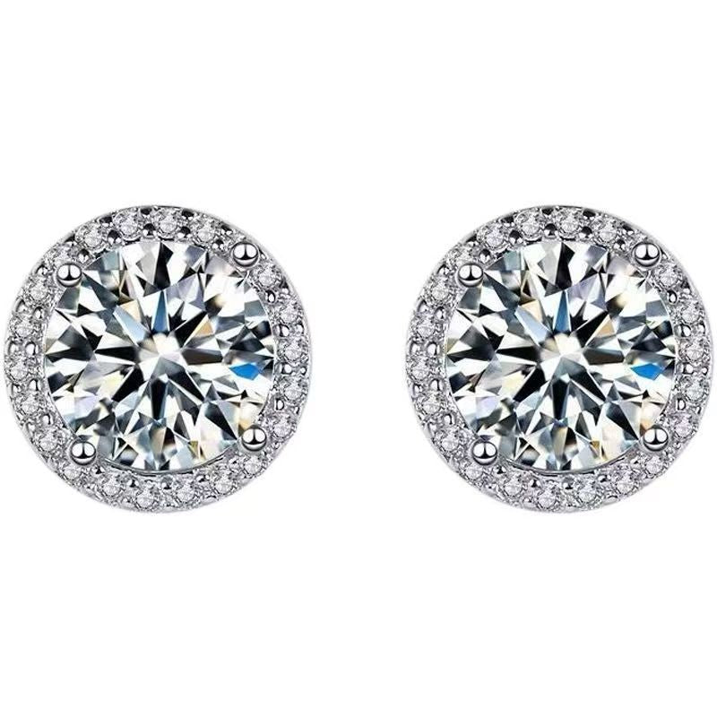 Attractive Diamond Round Bag Live Broadcast Rings