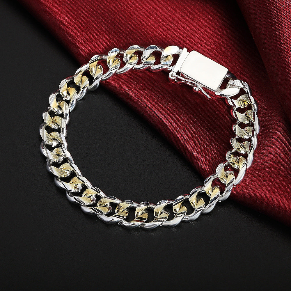 Fashion Sier Plated Color Separation Popular Bracelets
