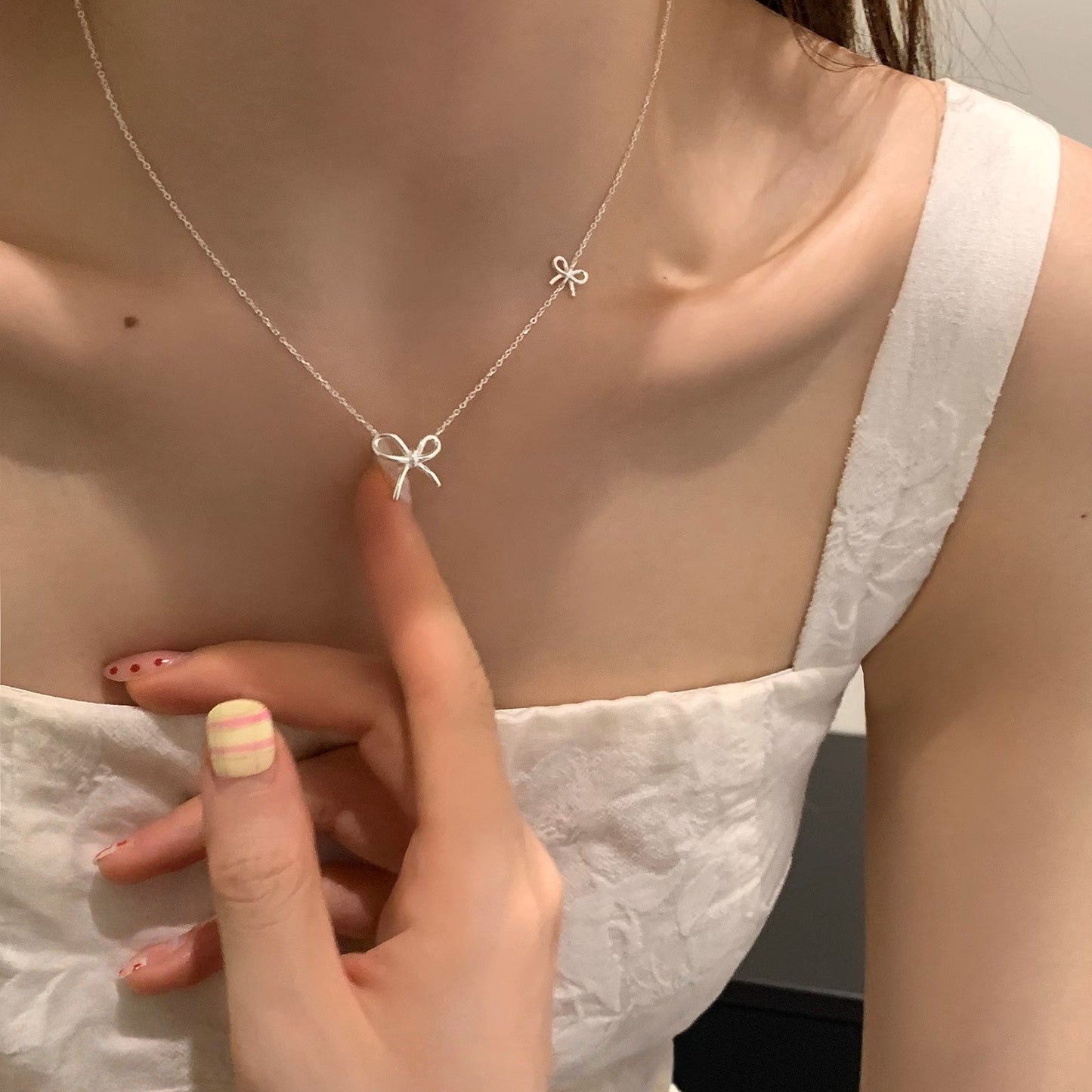 Women's Sier Light Luxury High-grade Design Clavicle Necklaces