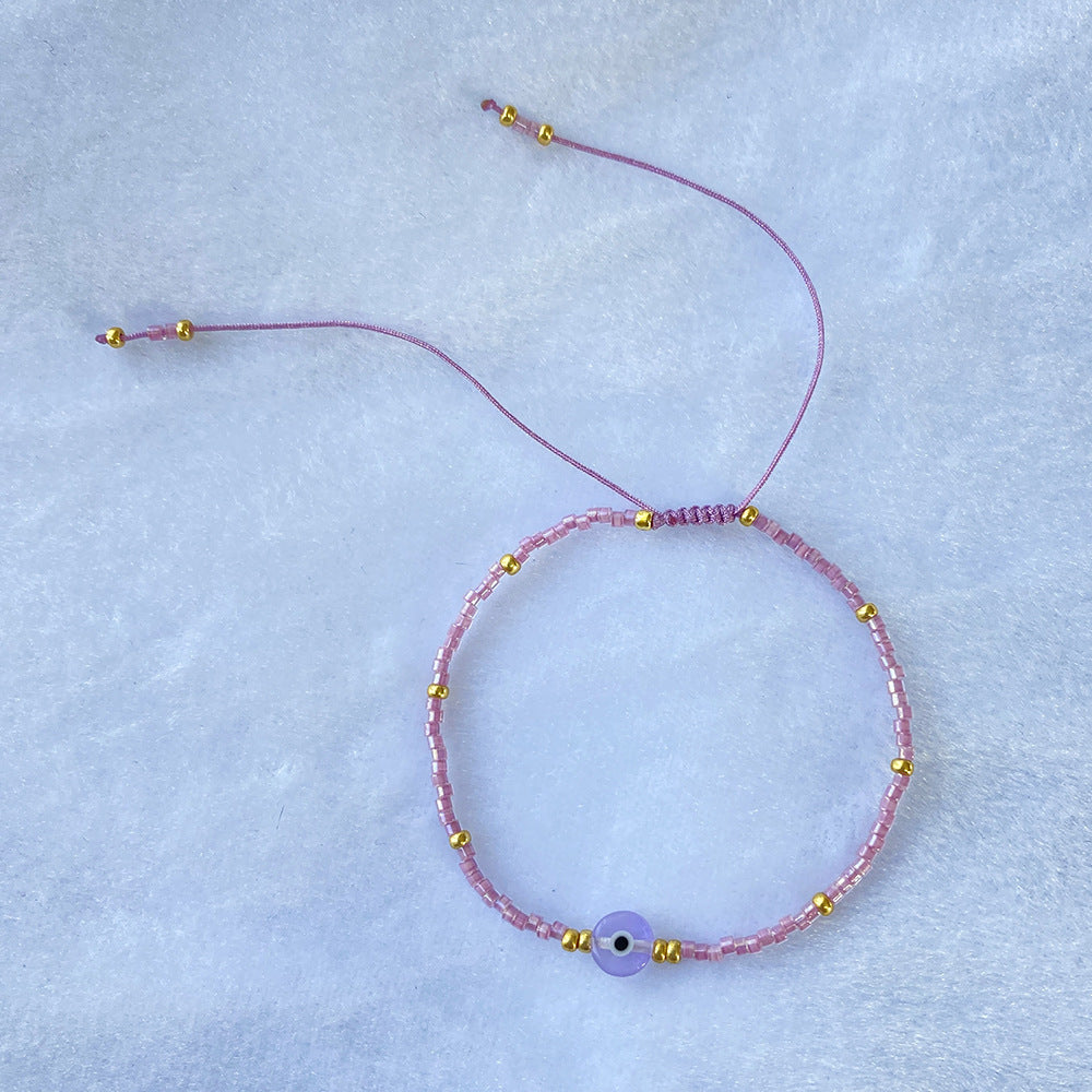 Bohemian Ethnic Style Retro Glaze Devil's Eye Bracelet