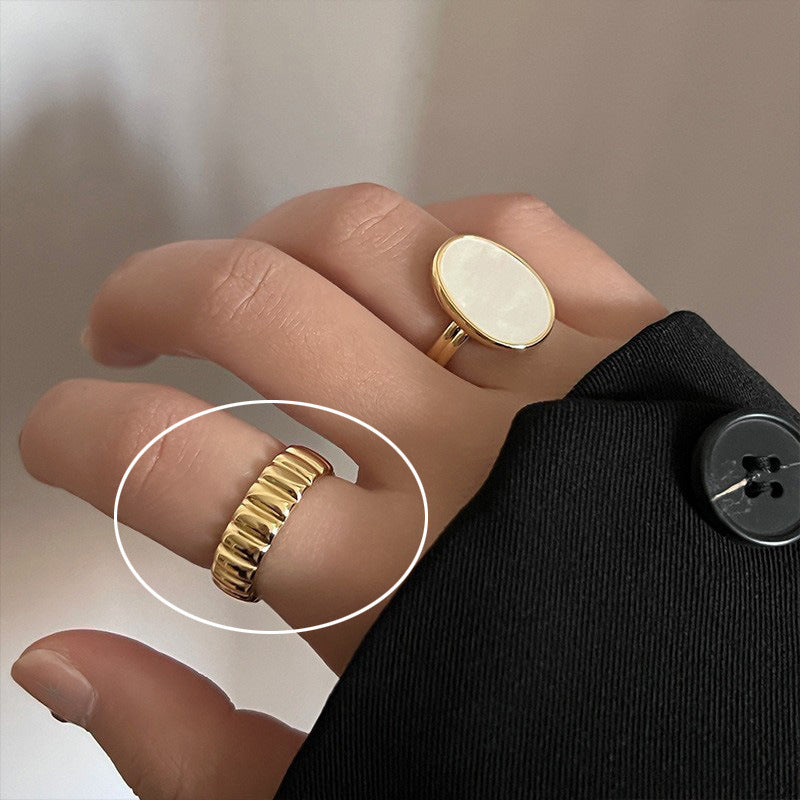 Female High Sense Graceful Fashionable Index Finger Rings